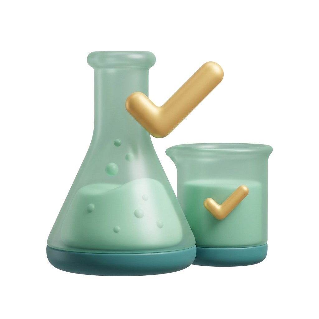 Testing beakers icon